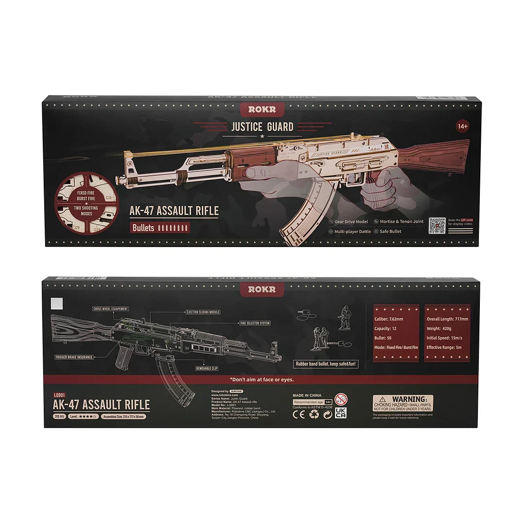 3D Puzzle - AK-47 Assault Rifle - Image 8