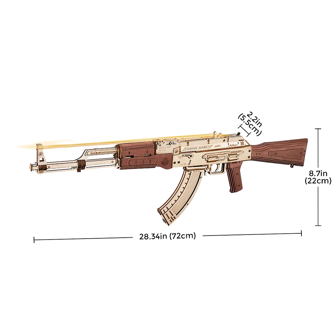 3D Puzzle - AK-47 Assault Rifle - Image 9
