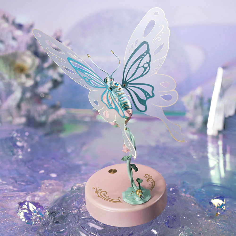 3D Puzzle - Butterfly and Rose - Image 5