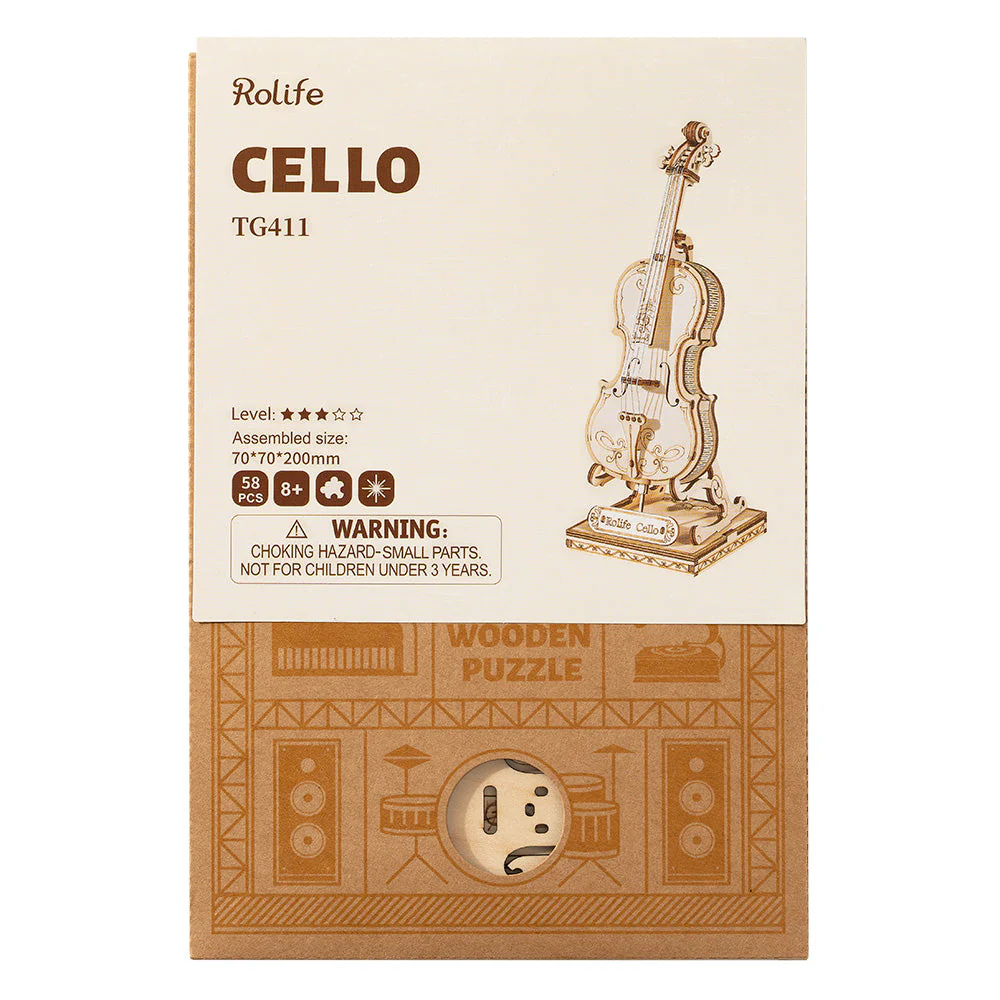 3D Puzzle - Cello - Image 3