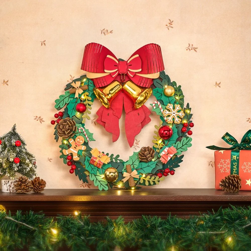 3D Puzzle - Christmas Wreath