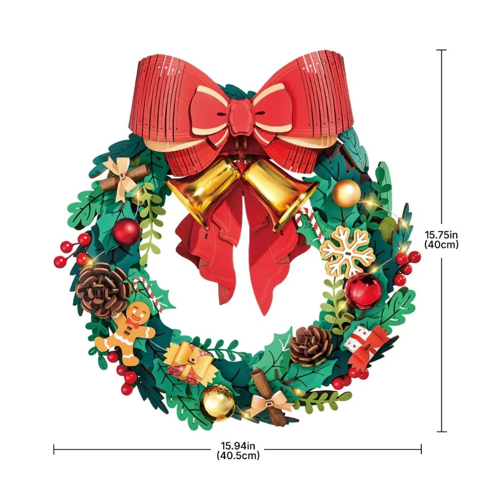 3D Puzzle - Christmas Wreath - Image 11