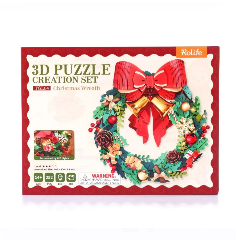 3D Puzzle - Christmas Wreath - Image 12