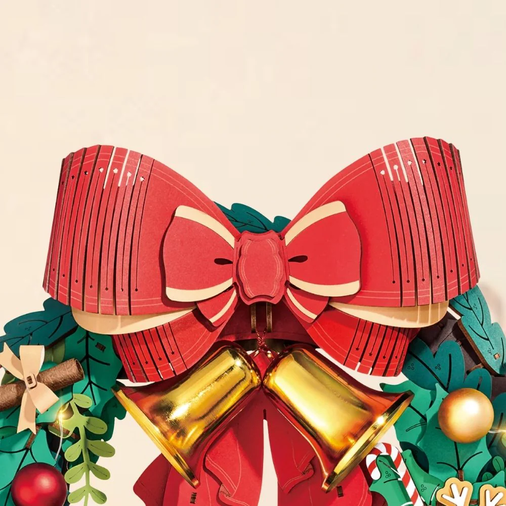 3D Puzzle - Christmas Wreath - Image 4