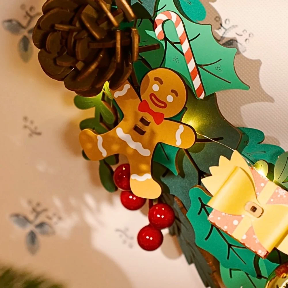3D Puzzle - Christmas Wreath - Image 5