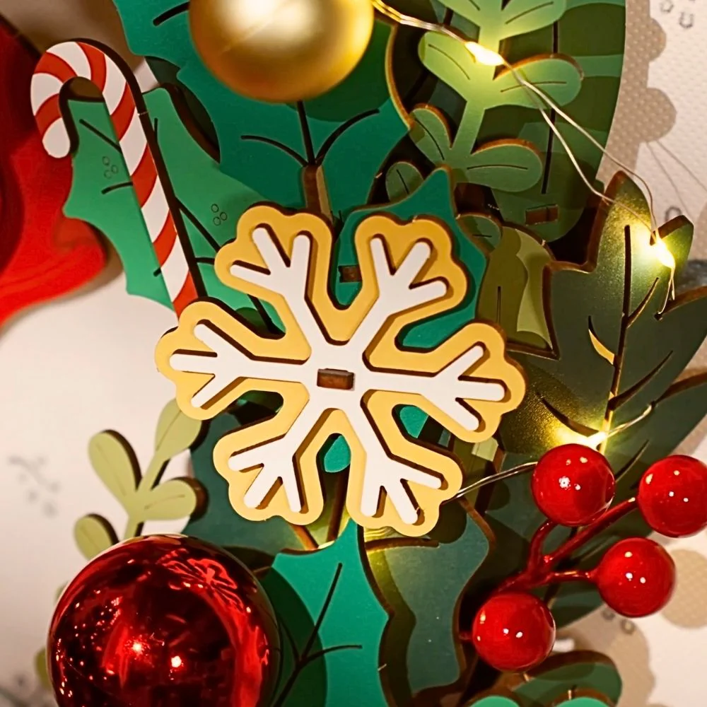 3D Puzzle - Christmas Wreath - Image 7