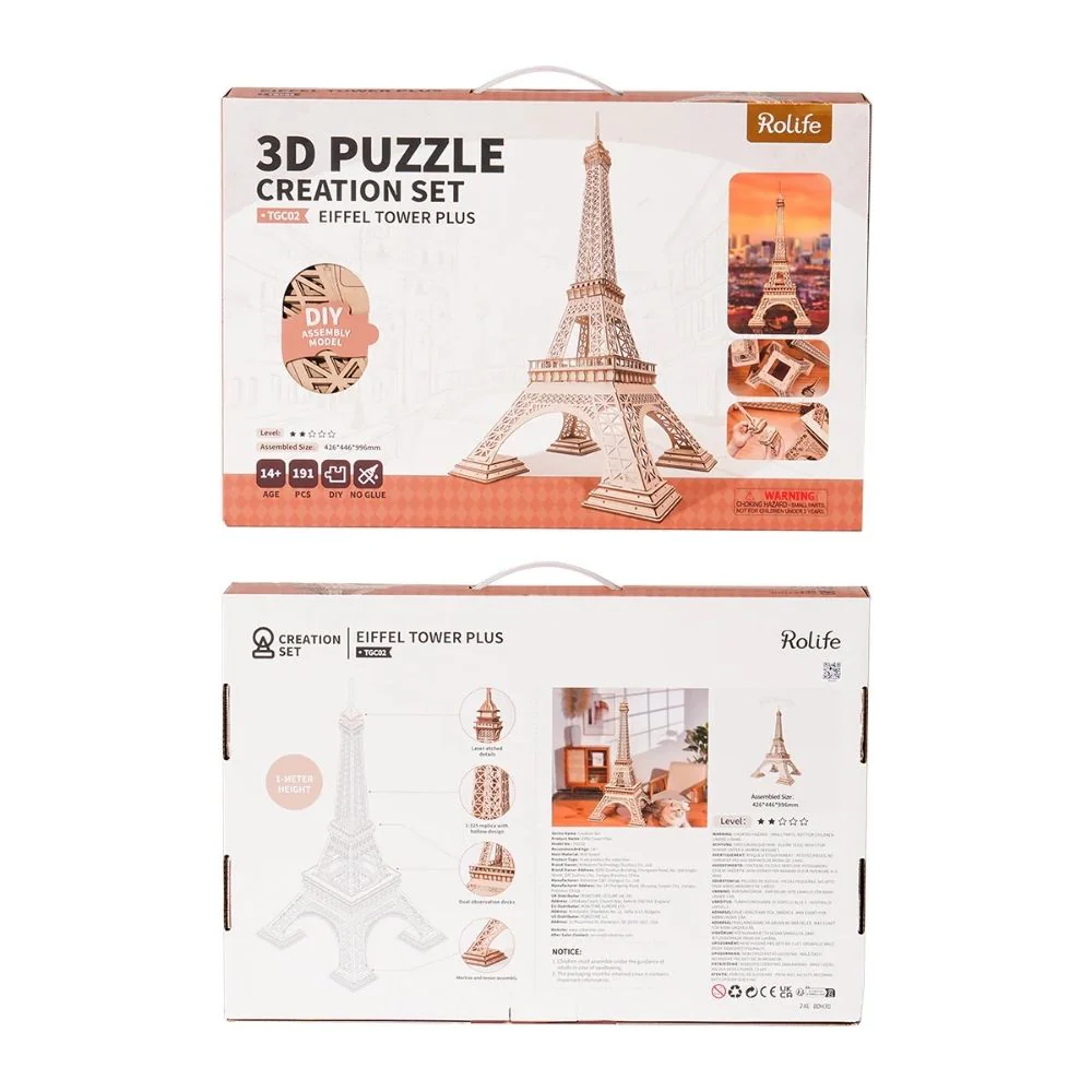 3D Puzzle - Eiffel Tower Plus - Image 8