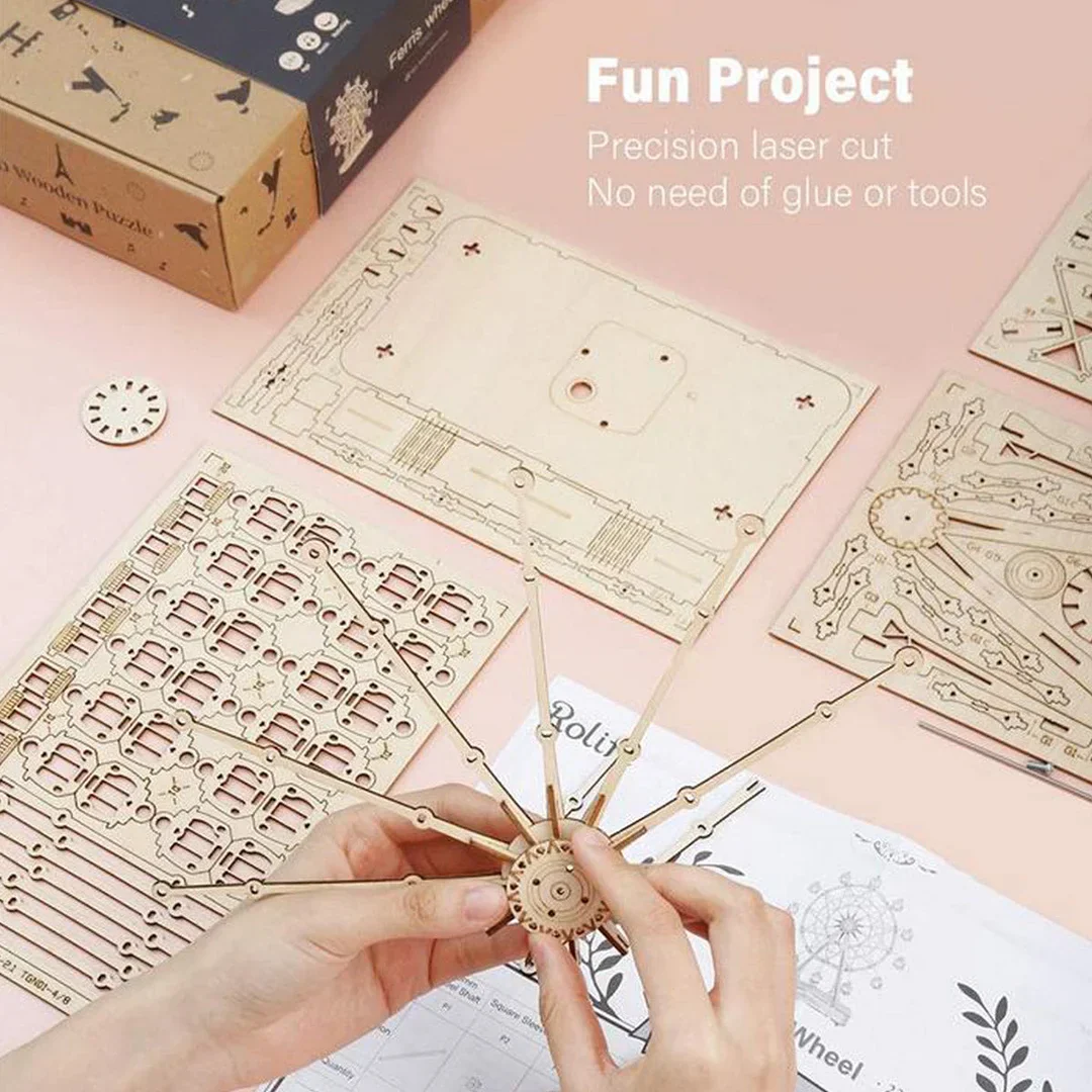 3D Puzzle - Ferris Wheel Music Box - Image 3