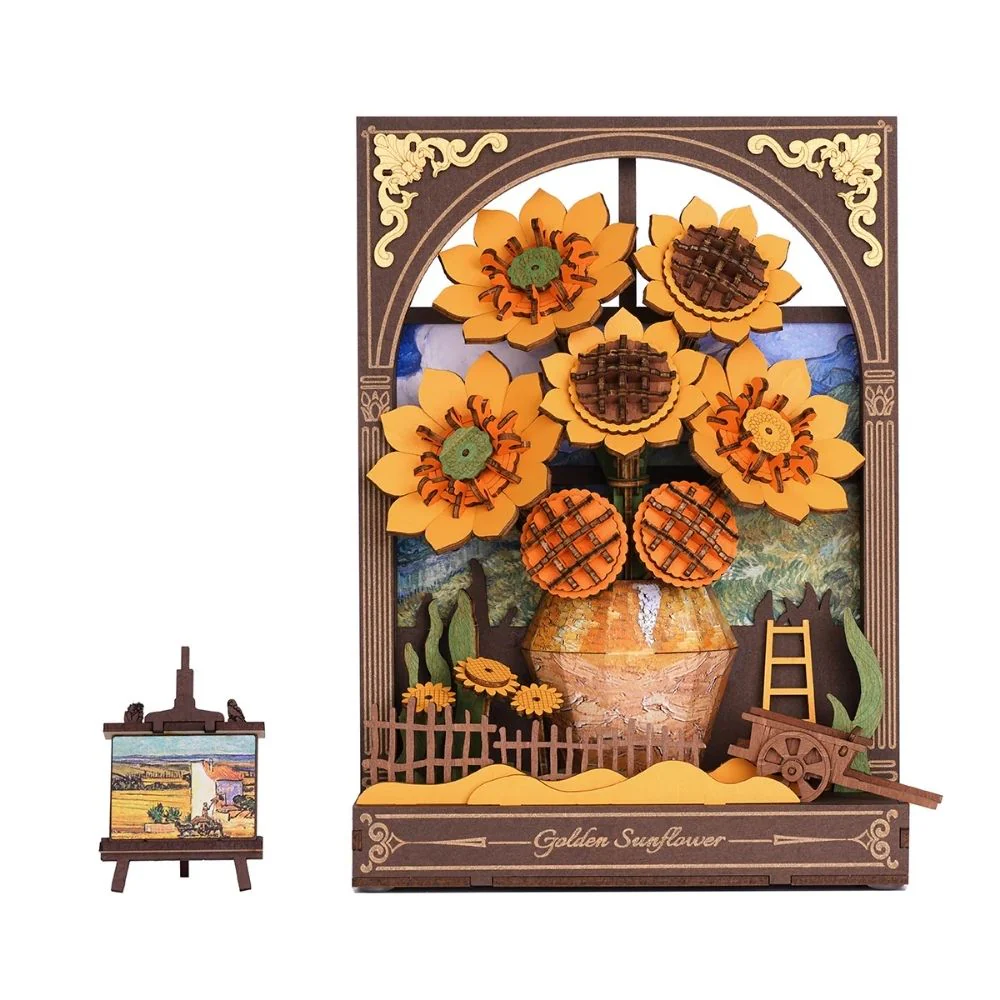 3D Puzzle - Golden Sunflower - Image 2
