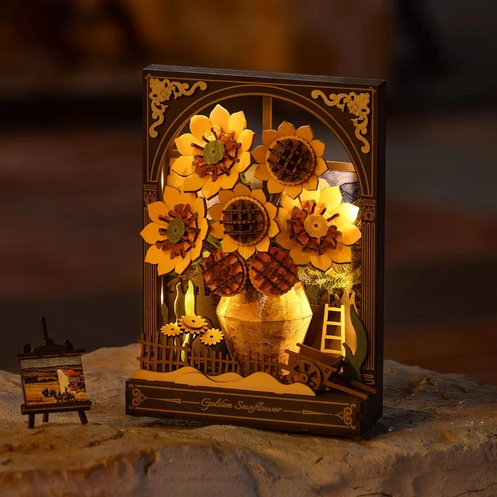 3D Puzzle - Golden Sunflower - Image 3