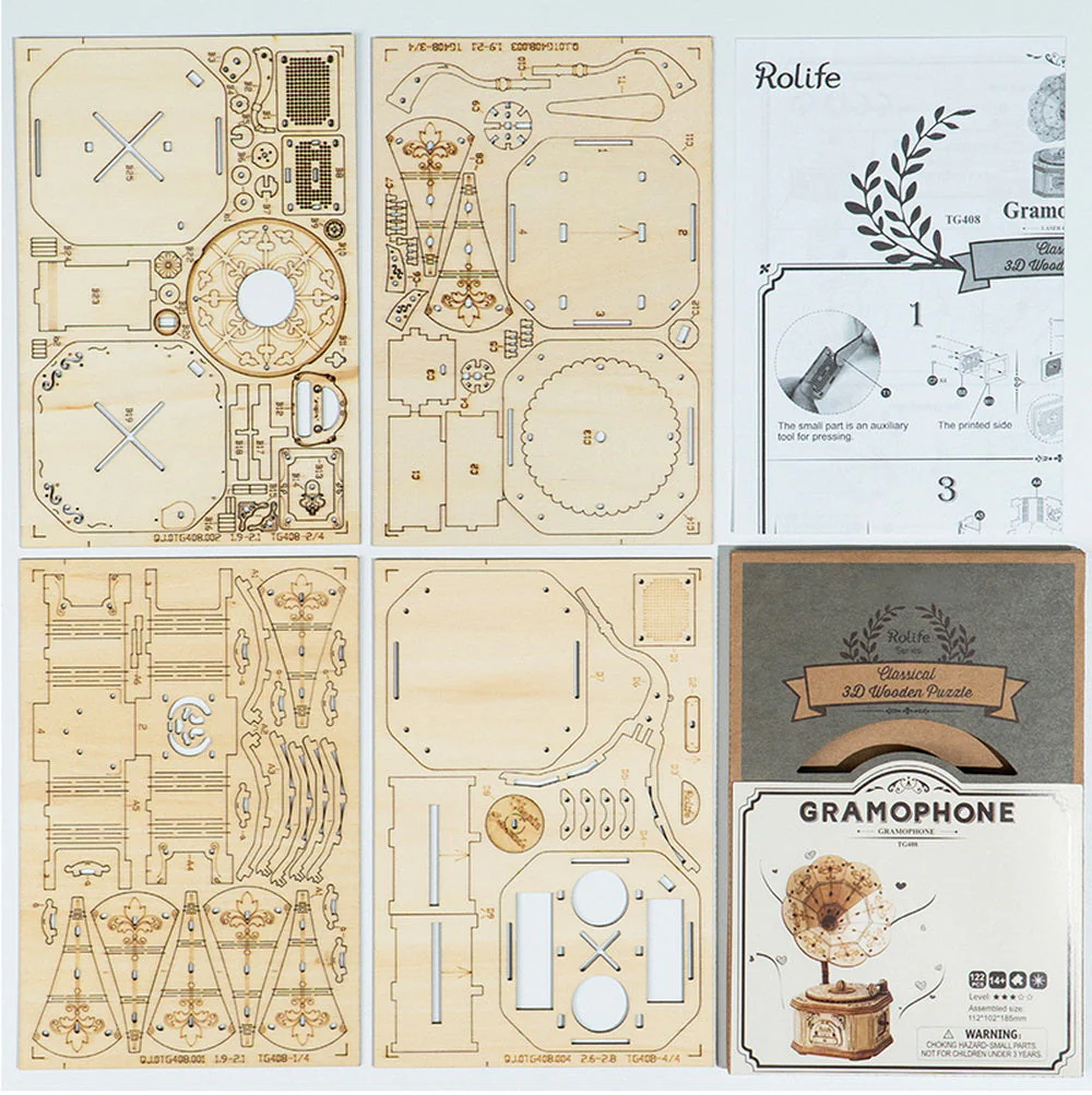 3D Puzzle - Gramophone - Image 11