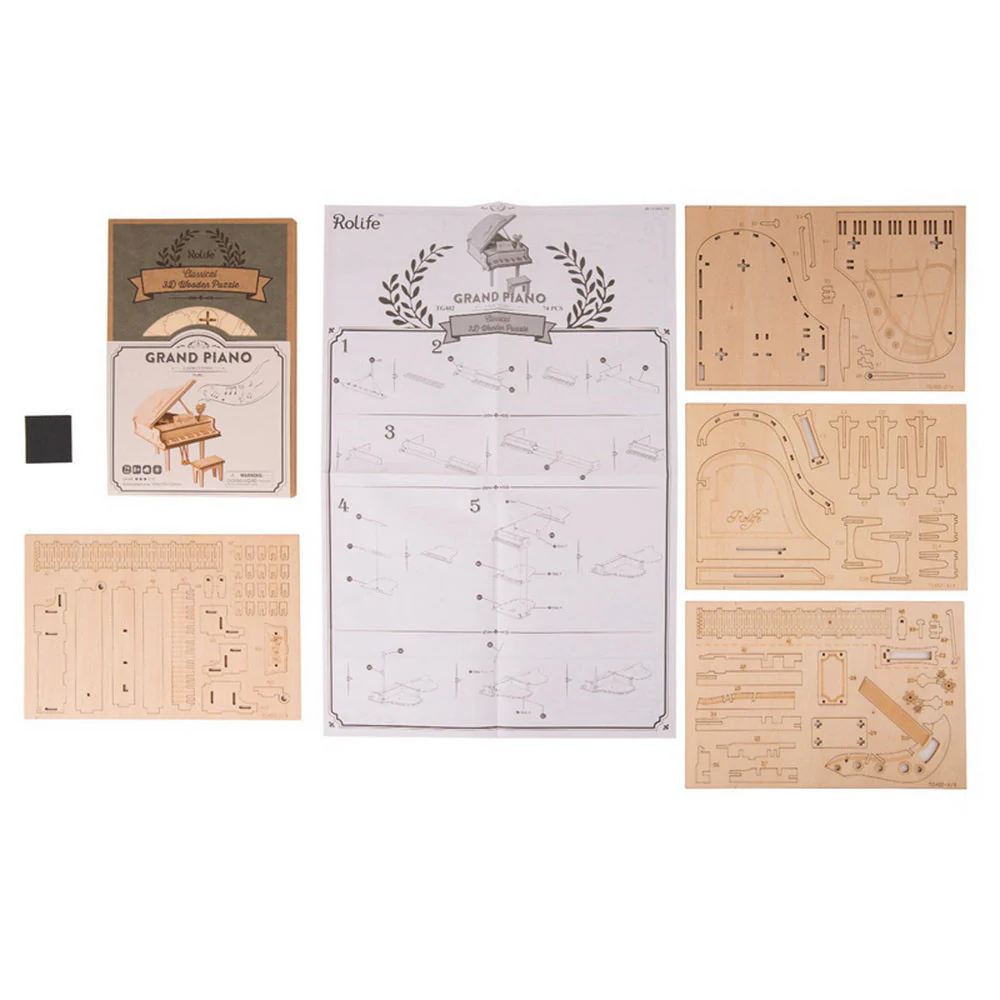 3D Puzzle - Grand Piano - Image 11