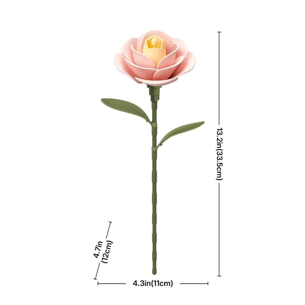 3D Puzzle - Light Pink Camellia - Image 5
