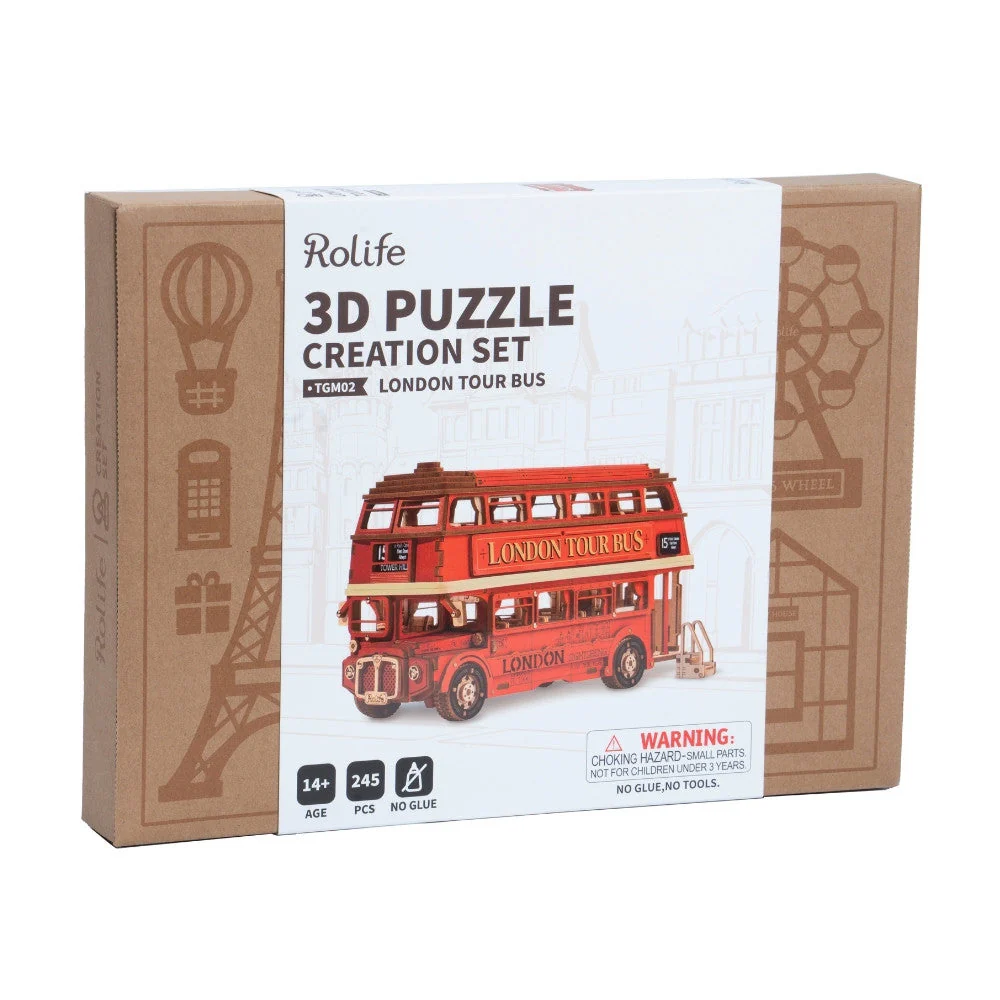 3D Puzzle - London Tour Bus - Image 12