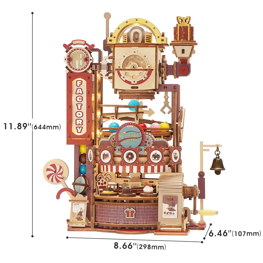 3D Puzzle - Marble Chocolate Factory - Image 5