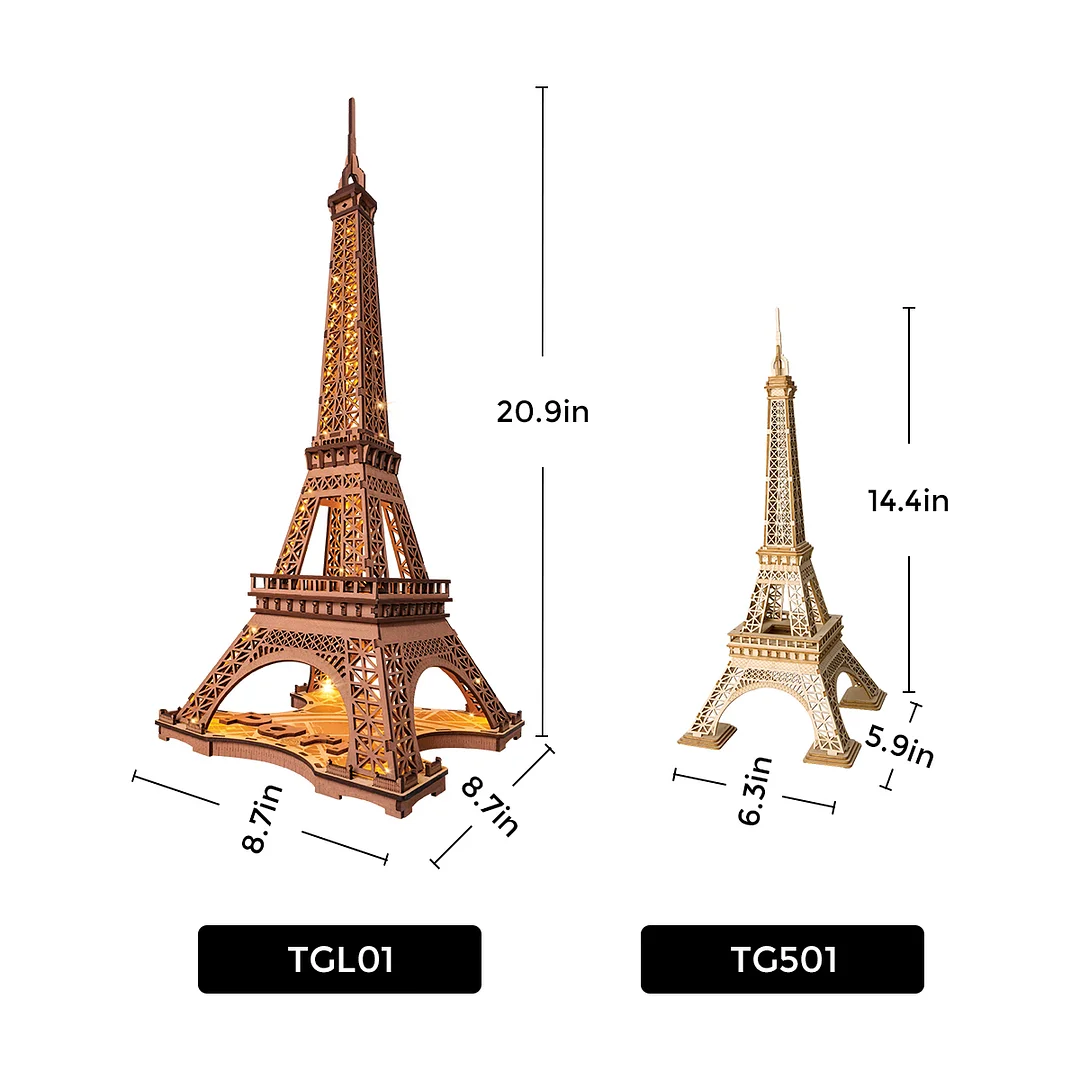 3D Puzzle - Night of the Eiffel Tower - Image 8