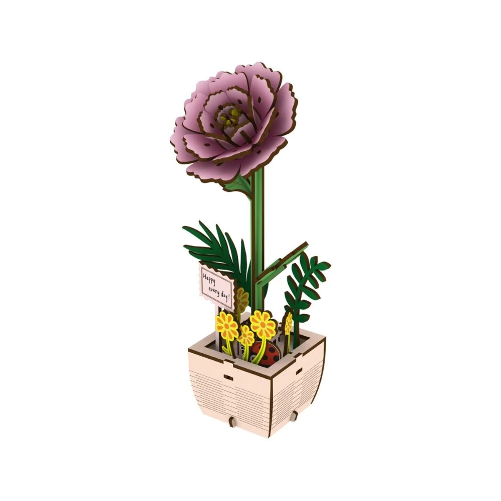 3D Puzzle - Peony - Image 3