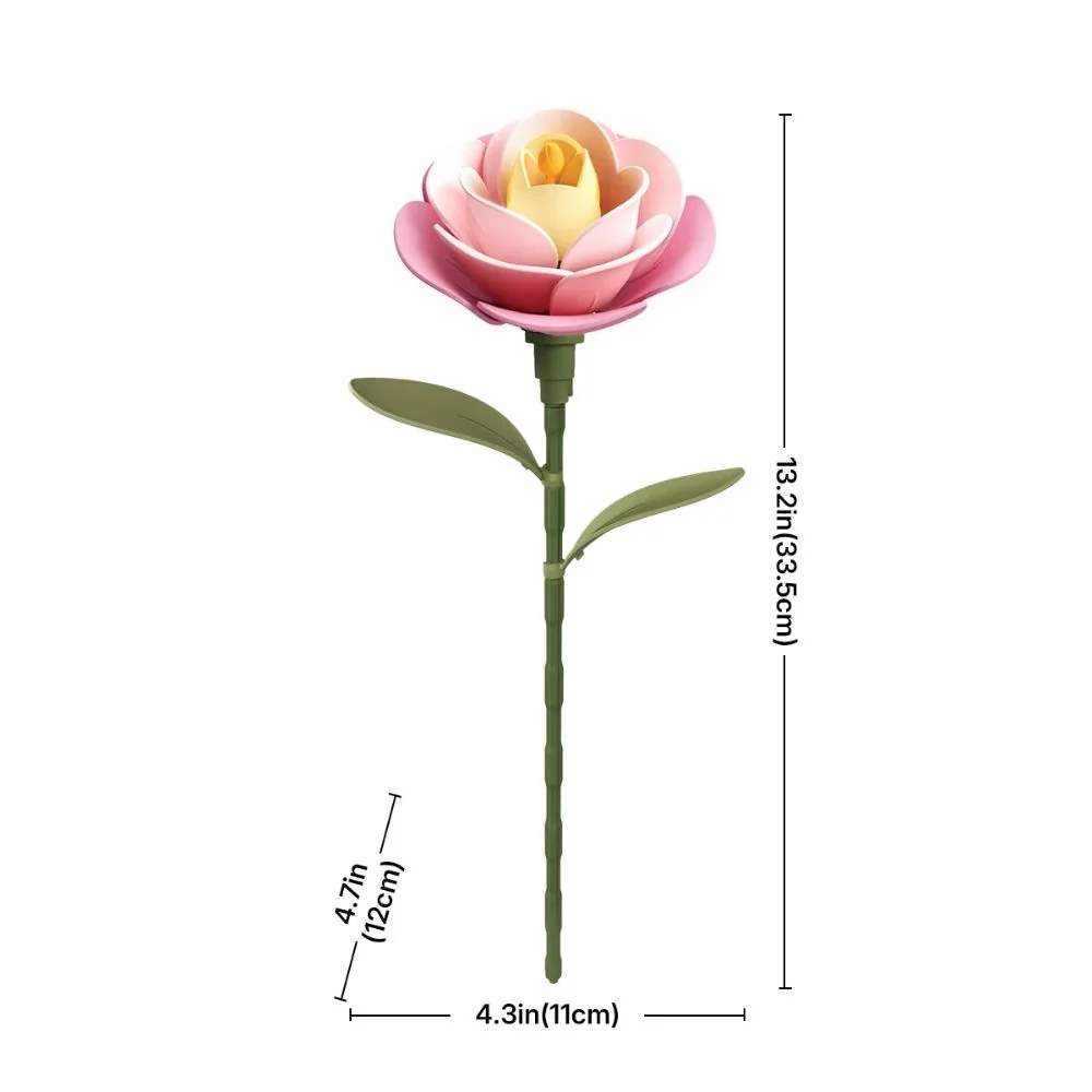 3D Puzzle - Pink Camellia - Image 11
