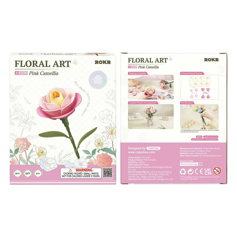 3D Puzzle - Pink Camellia - Image 12