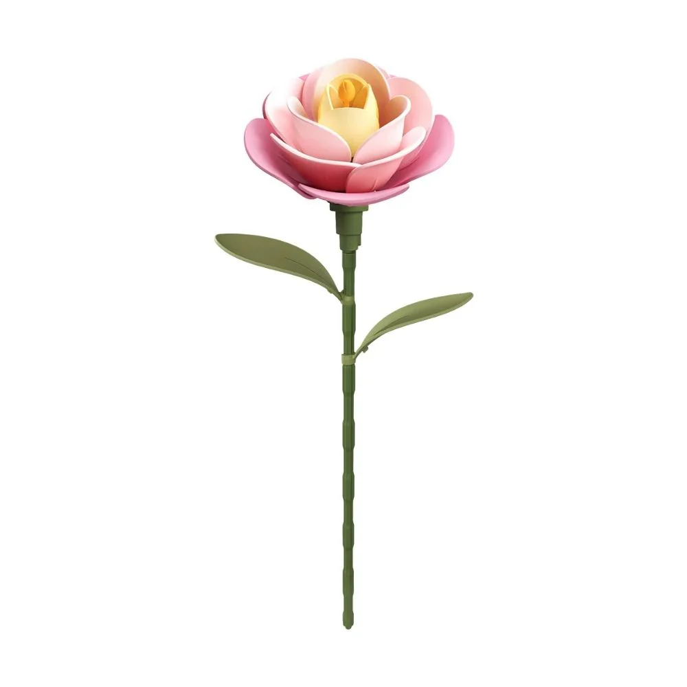 3D Puzzle - Pink Camellia - Image 2