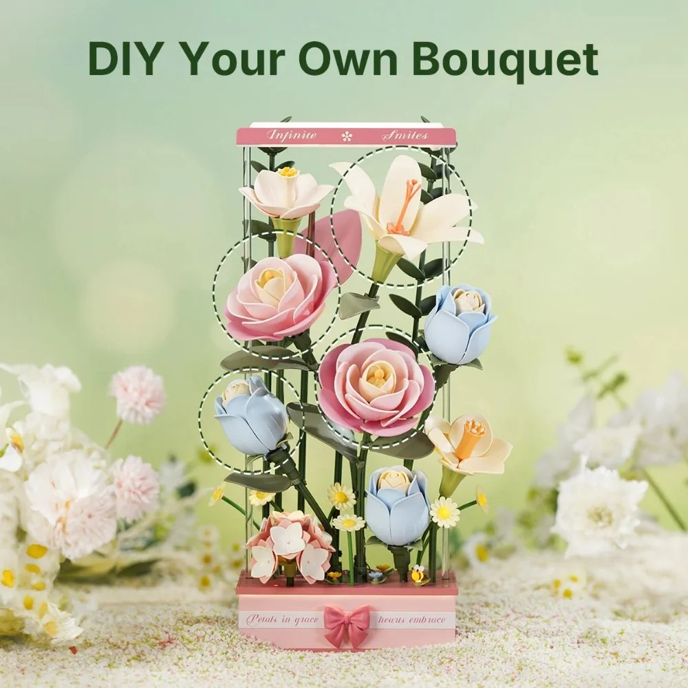 3D Puzzle - Pink Camellia - Image 8