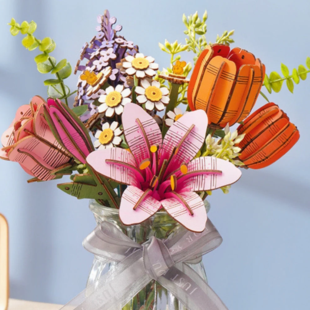 3D Puzzle - Pink Lily - Image 7