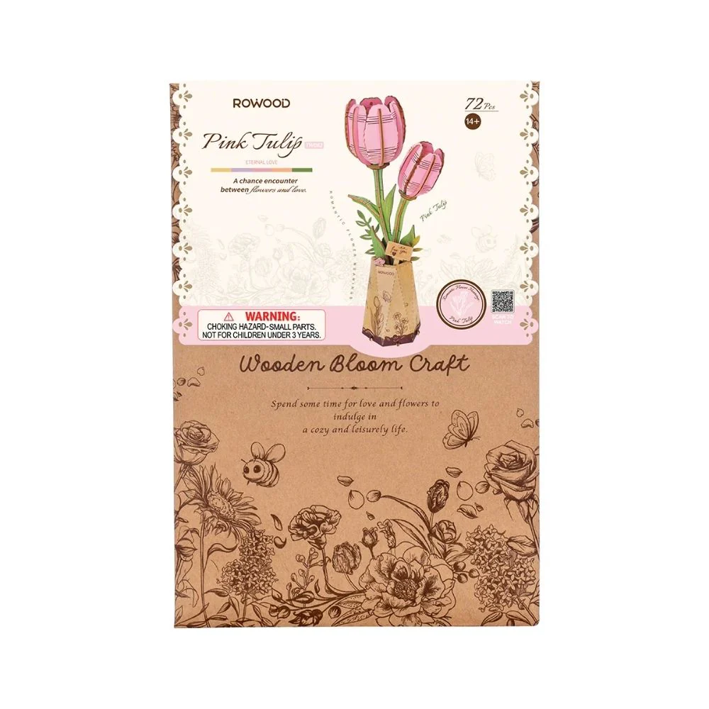 3D Puzzle - Pink Tulip - Image 12