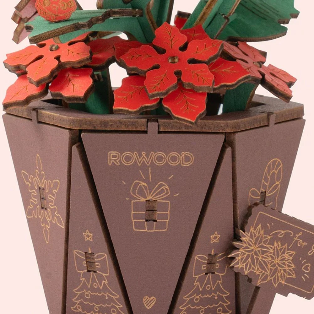 3D Puzzle - Poinsettia - Image 6