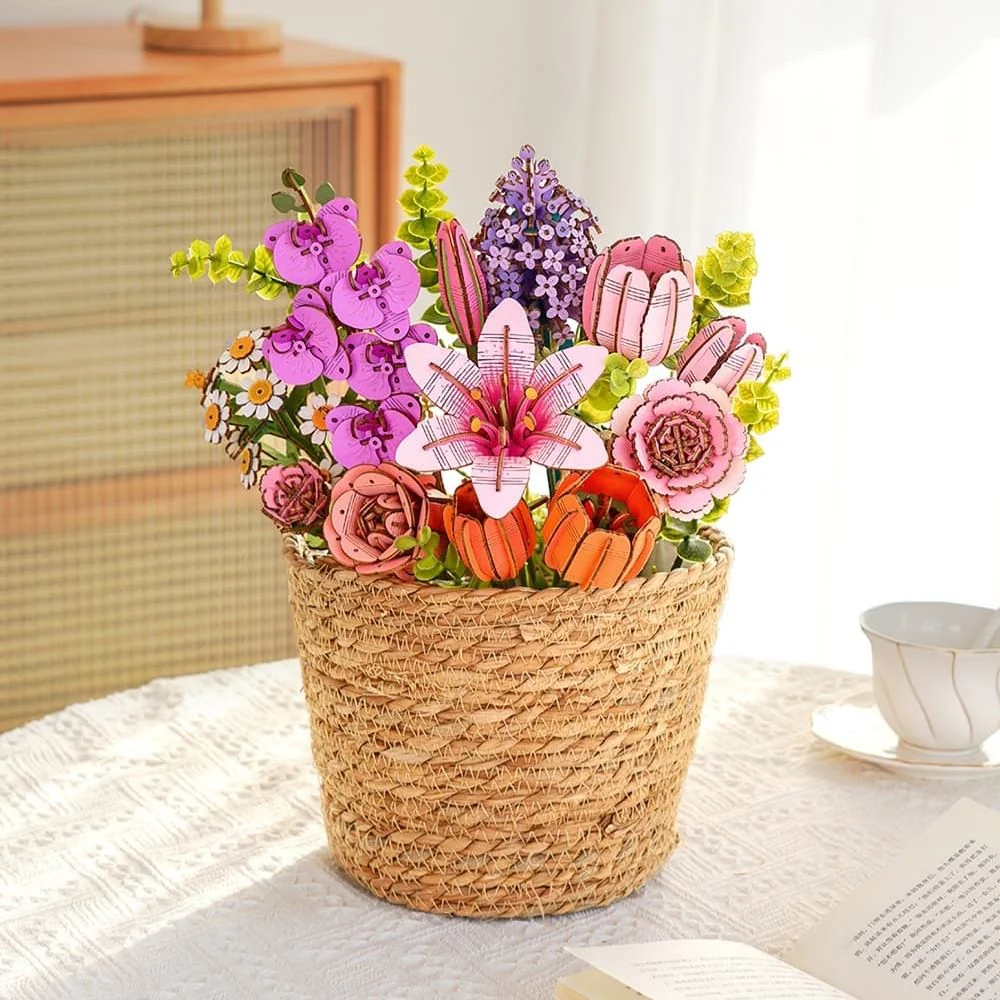 3D Puzzle - Purple Moth Orchid - Image 10