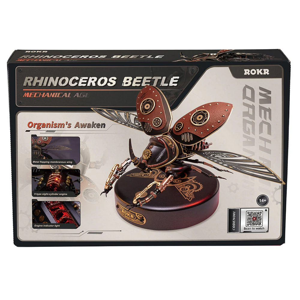 3D Puzzle - Rhinoceros Beetle - Image 3