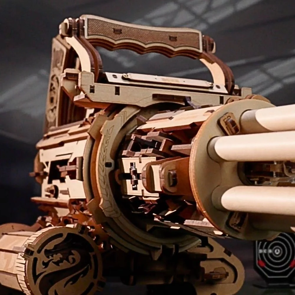 3D Puzzle - Rotating-Barrel Machine Gun - Image 4