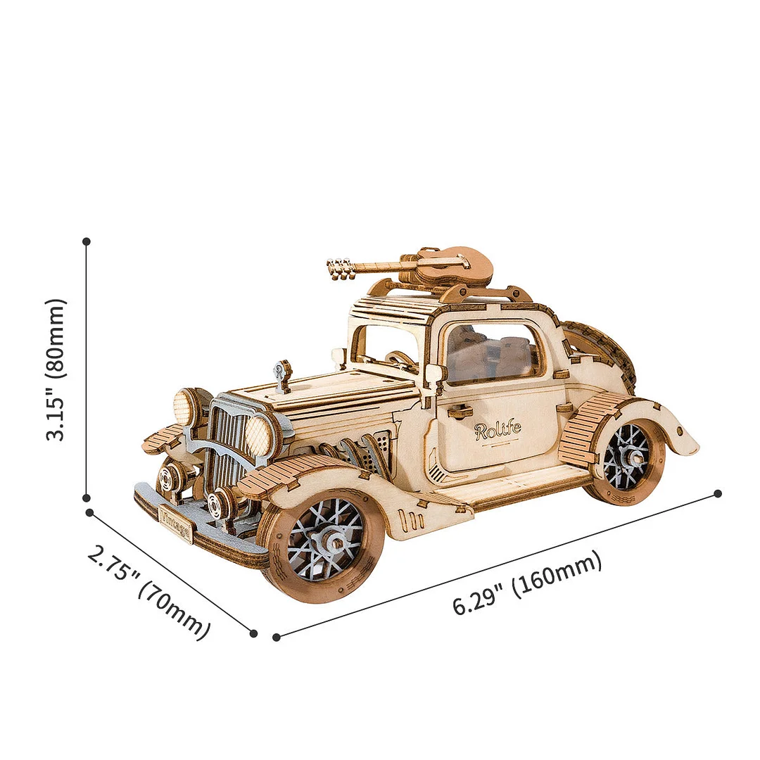3D Puzzle - Vintage Car - Image 5
