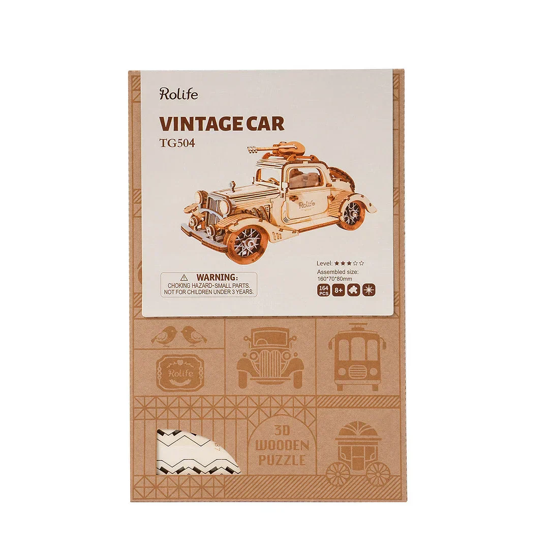 3D Puzzle - Vintage Car - Image 6
