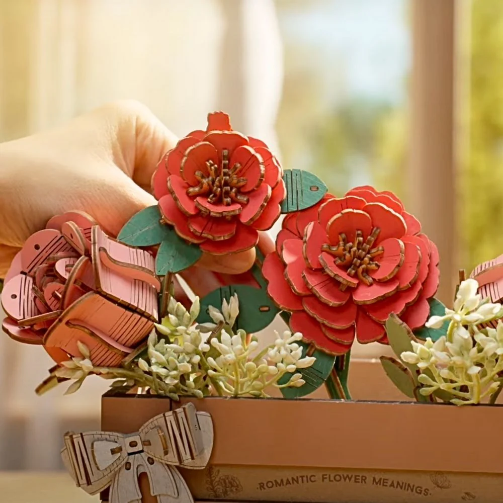 3D Puzzle - Wooden Bloom Box - Image 9