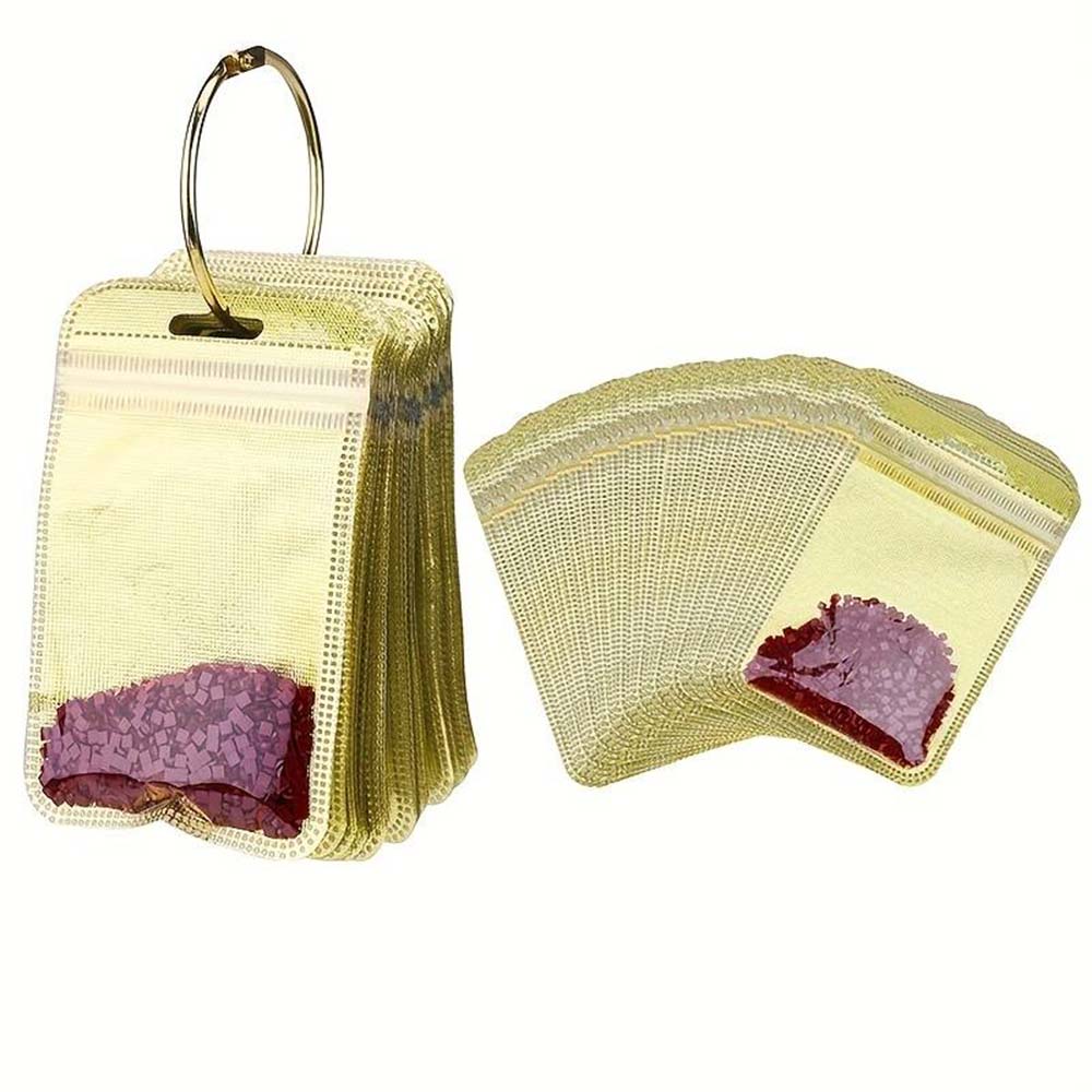 5D Diamond Painting 50 Ziplock Bags and 1 Book Ring - Image 3