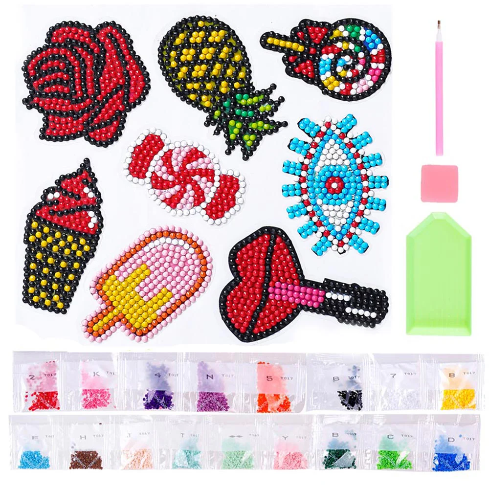 5D Diamond Painting Cover Minder Set in Red - Image 2