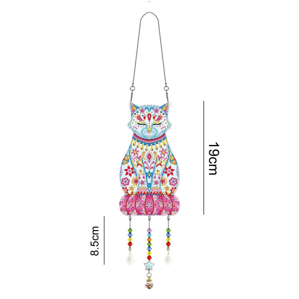 5D Diamond Painting Door Hanger Cat - Image 4