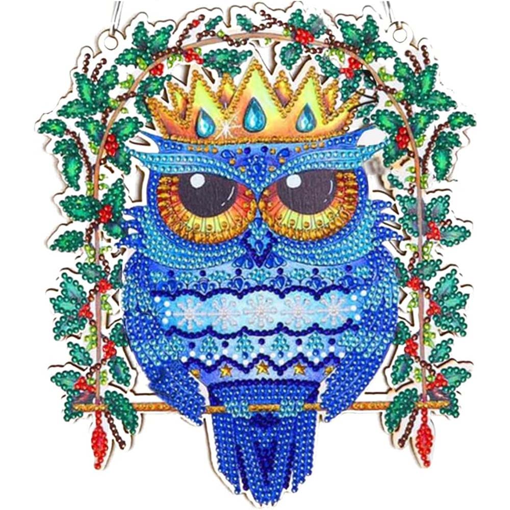5D Diamond Painting Door Hanger Owl - Image 2