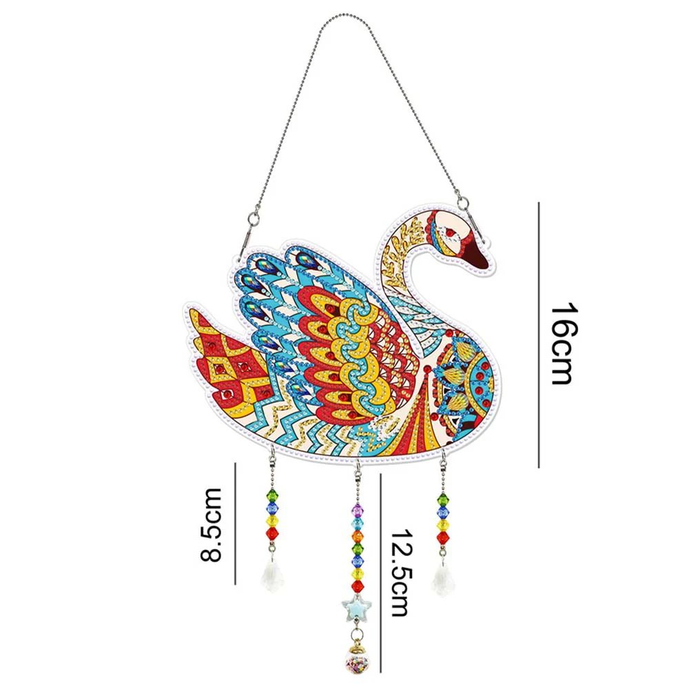 5D Diamond Painting Door Hanger Swan - Image 4