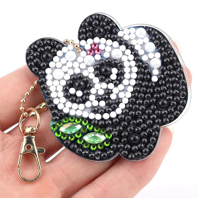 5D Diamond Painting Keychain Panda - Image 2