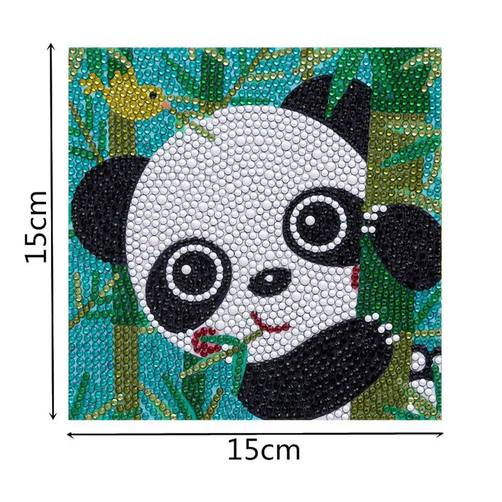 5D Diamond Painting with Panda for Kids with Picture Frame - Image 5