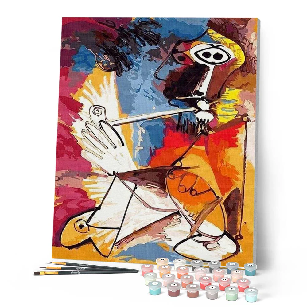 Abstract Man With Pipe - Image 2