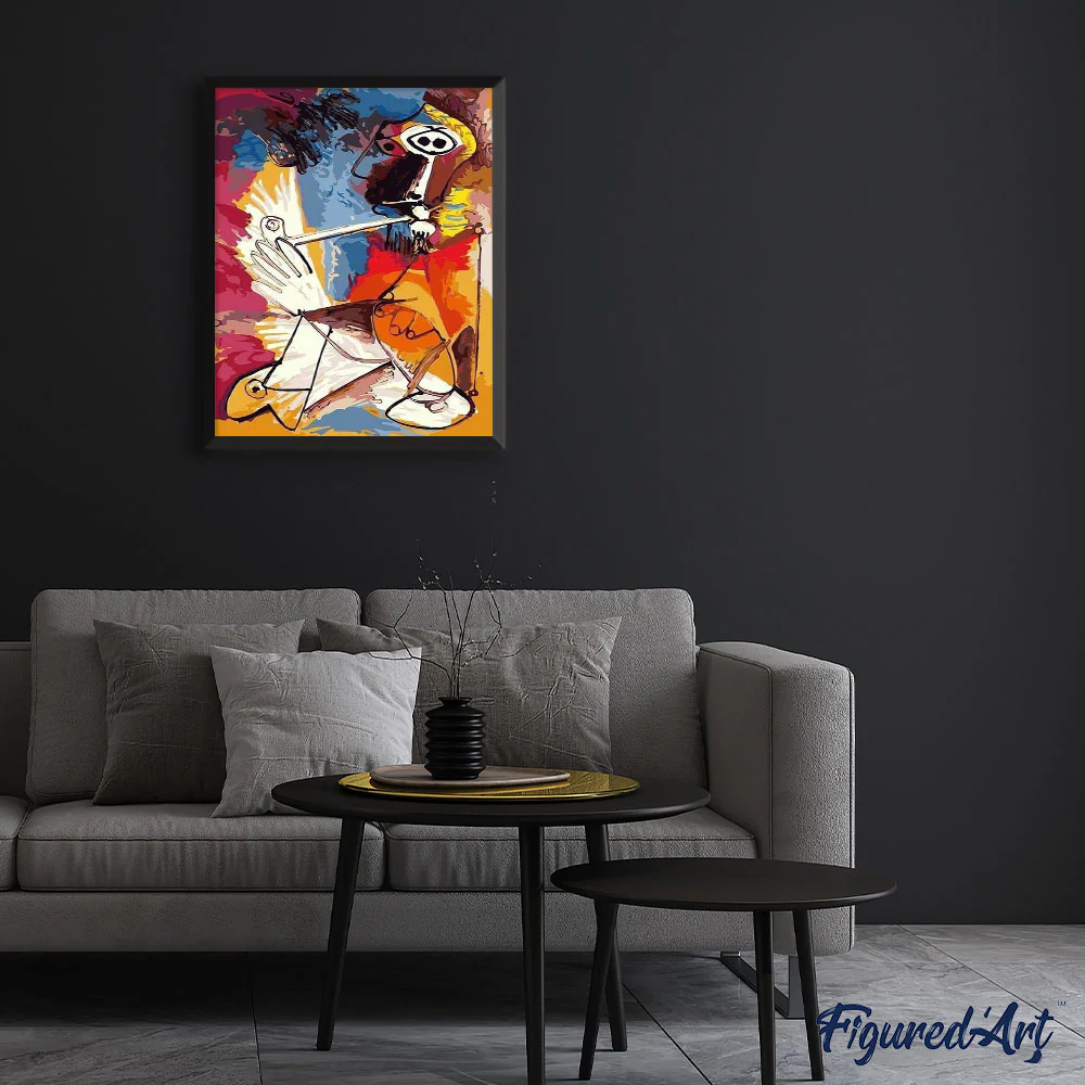Abstract Man With Pipe - Image 3