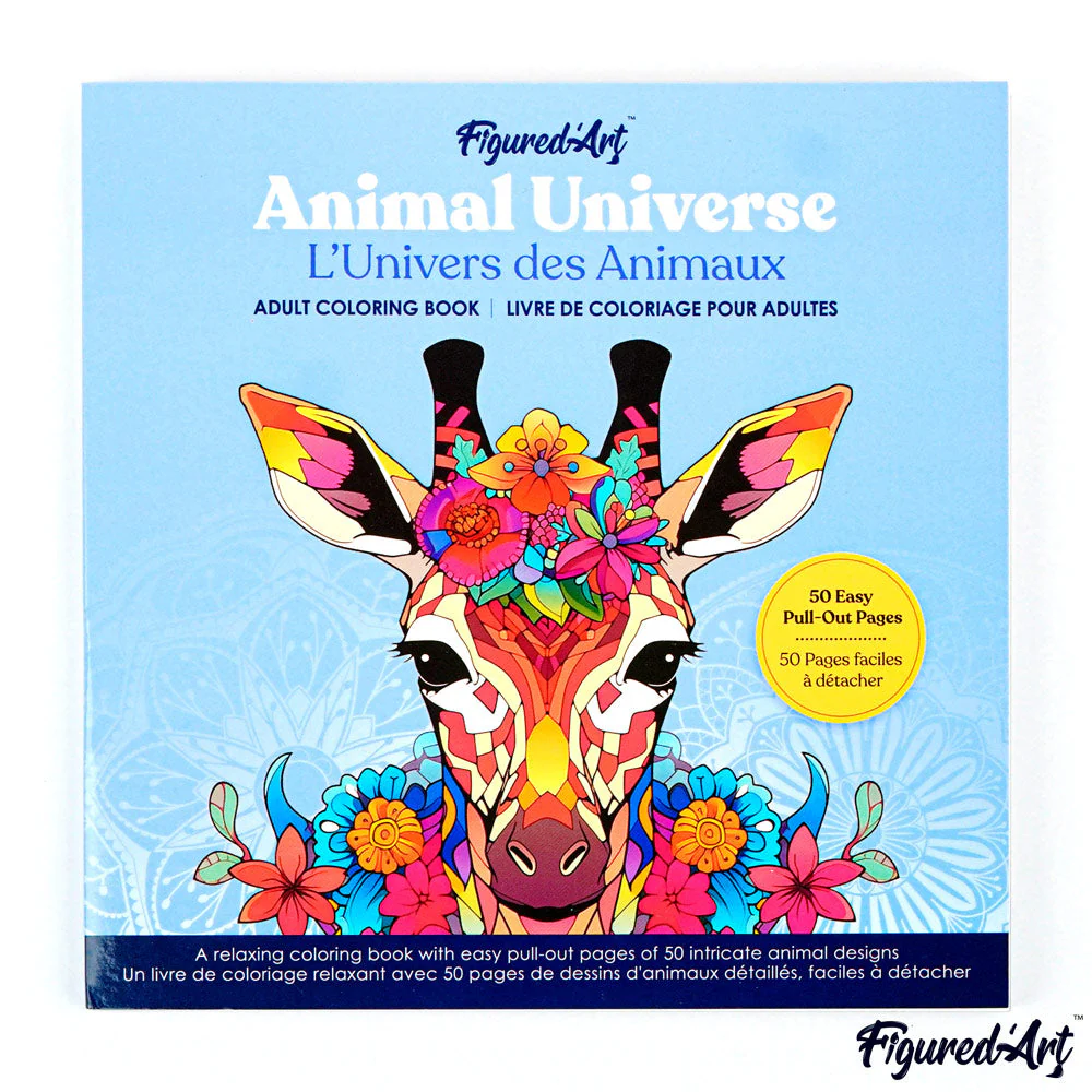 Adult Colouring Book - Animal Universe - 50 pages