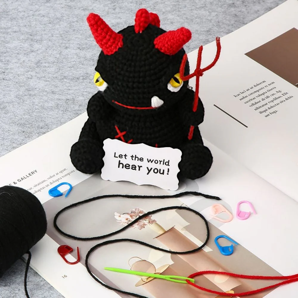 Amigurumi Crochet Kit - Little Devil - Image 4