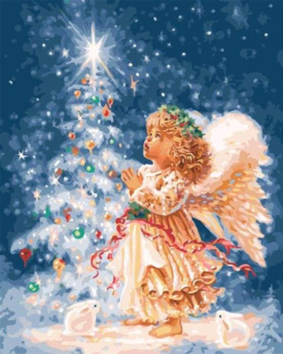 Angel during Christmas
