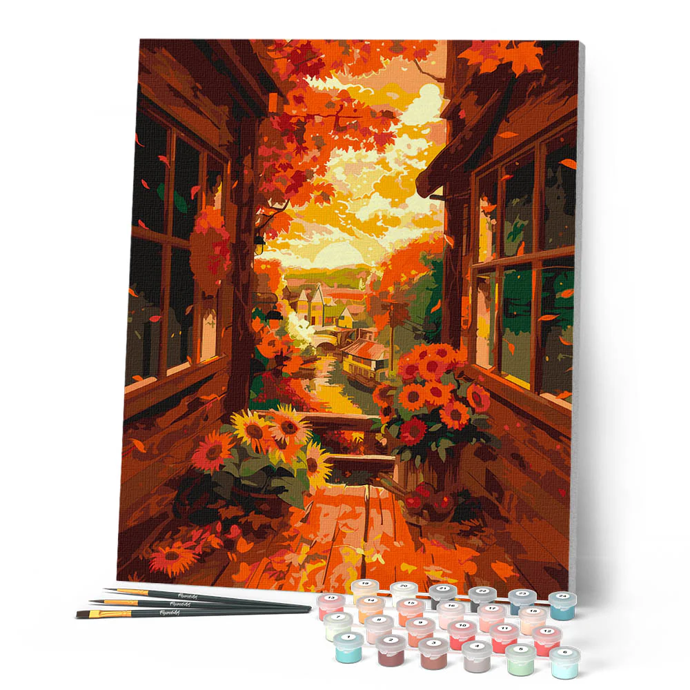 Autumn Balcony View - Image 2