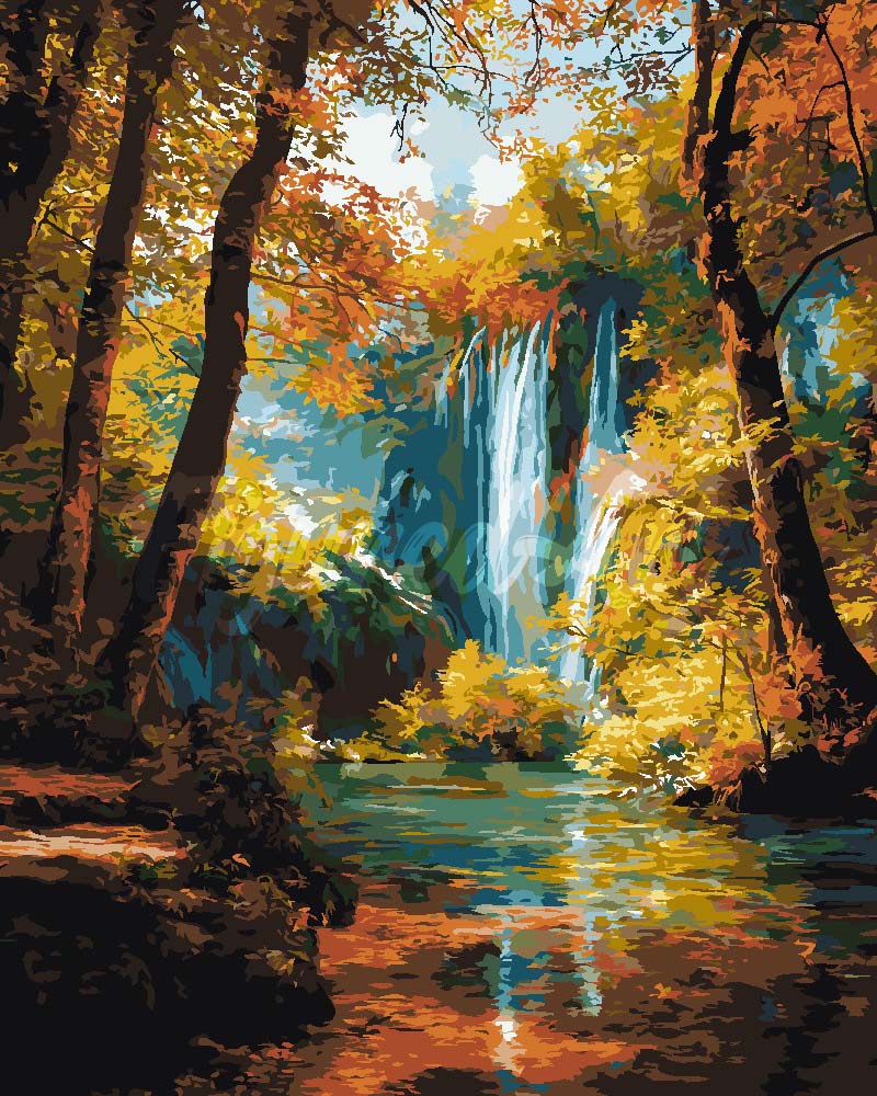 Autumn Cascade