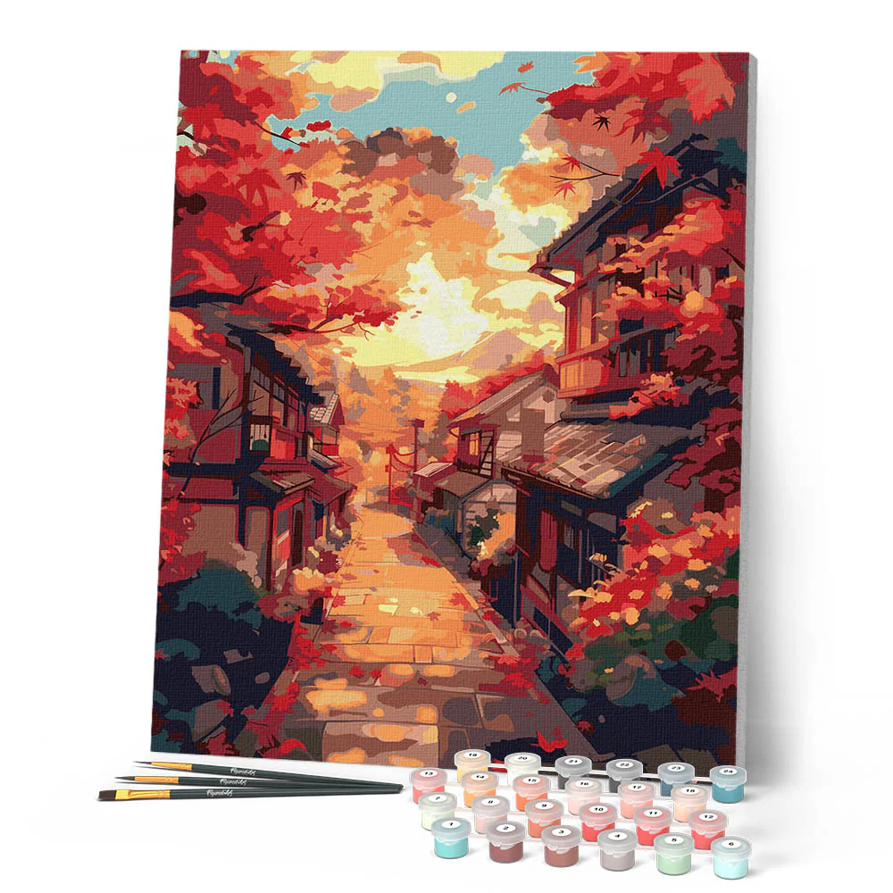 Autumn Street in Kyoto - Image 2