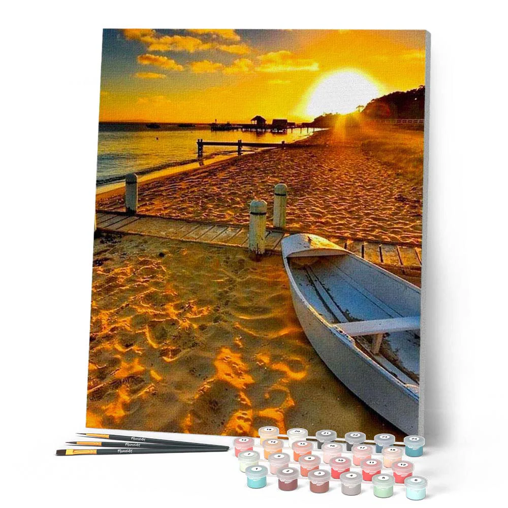 Beach at dusk - Image 2